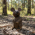 RUSTIC METAL CUTE  KOALA