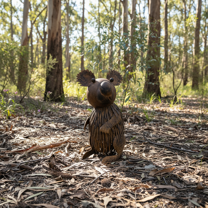 RUSTIC METAL CUTE  KOALA