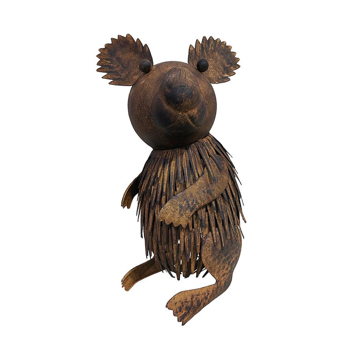 RUSTIC METAL CUTE  KOALA