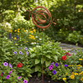 RUSTY ORB WIND SPINNER