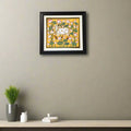 Sacred Cow in a Lotus Garden Pichwai Art   Paintings