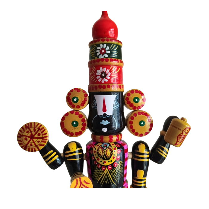 Sacred Elegance of Lord Balaji Etikoppaka Lacquerware   Etikoppaka Lacquerware