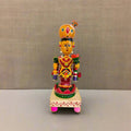 Sacred Etikoppaka Goddess Lakshmi Figurine – Folk Art Wooden Craft   Etikoppaka Lacquerware