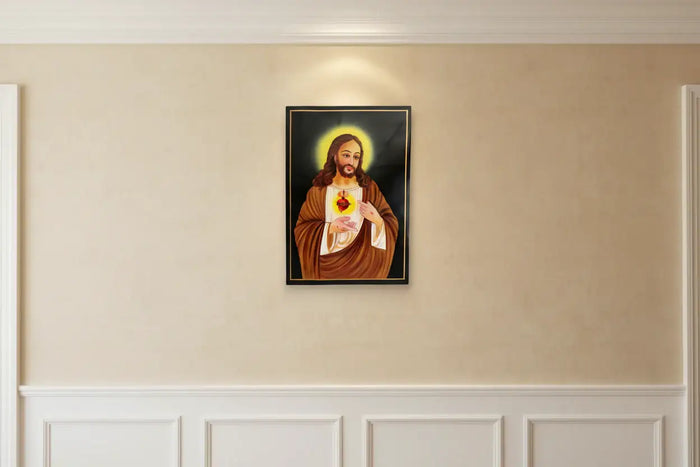 Jesus Sacred Heart Nirmal art