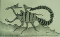 Scorpion & Birds Wall Art - Gond Painting   Paintings
