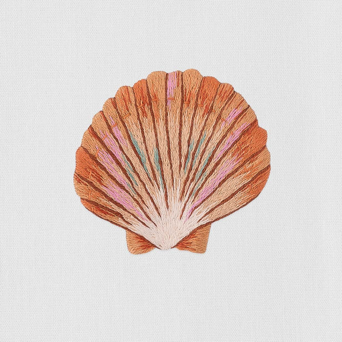 Shell Scallop Blush Towel Towel