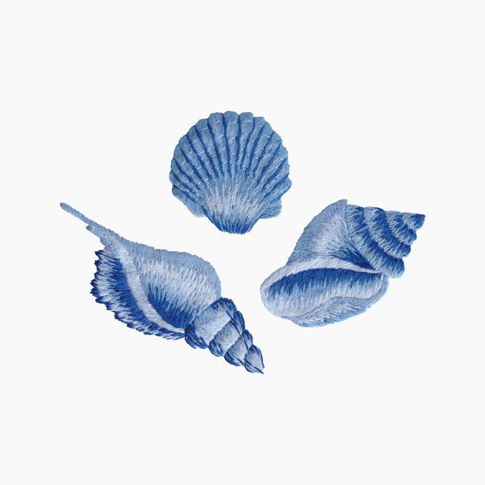 Shell Set Indigo Towel