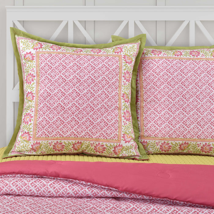 Shiloh Pink Euro Sham Euro Sham By J. Queen New York