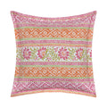 Shiloh Pink Square Decorative Throw Pillow 18" x 18" Throw Pillows By J. Queen New York