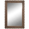 SIERRA BRUN CARVED NATURAL TIMBER MIRROR