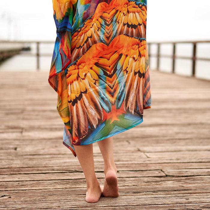SILK KAFTAN - FEATHERSTONE PARADISO