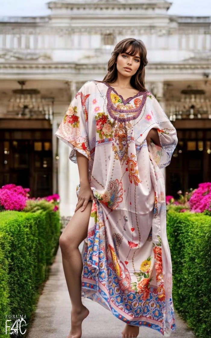 SILK KAFTAN - PAISLEY PRINCESS
