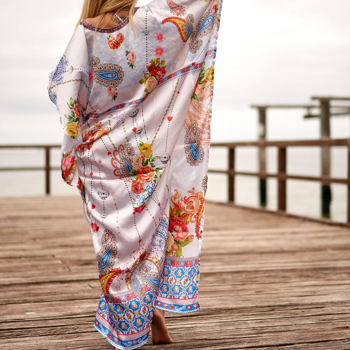 SILK KAFTAN - PAISLEY PRINCESS