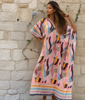 SILK KAFTAN - PARRALEL PARADISO