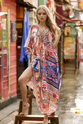 SILK KAFTAN - ROMAN GODDESS
