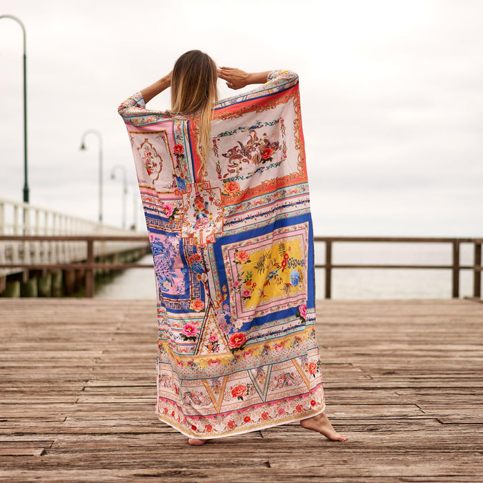 SILK KAFTAN - ROMAN GODDESS