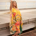 SILK KAFTAN - TROPICAL LILLIANA