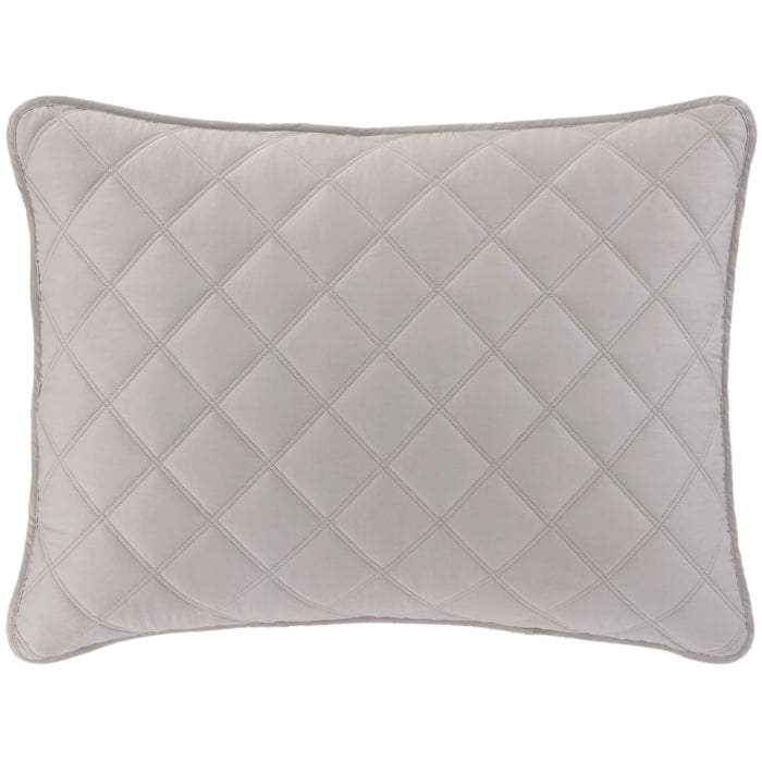 Silken Solid Quilted Sham Sham By Annie Selke
