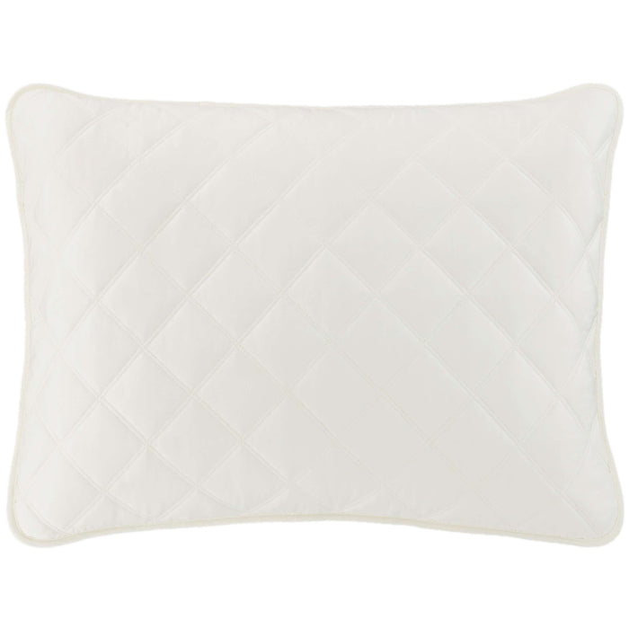 Silken Solid Quilted Sham Sham By Annie Selke