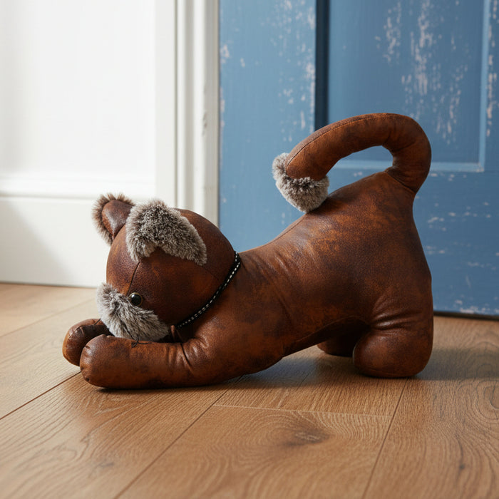 SIMON THE CAT - FAUX LEATHER DOORSTOP