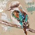 Single Kookaburra Perched 4pc Coaster set - Artist Lab