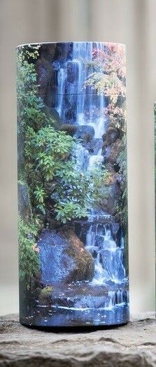 Small/Keepsake 26 Cubic Inch Waterfall Scattering Tube Cremation Urn for Ashes