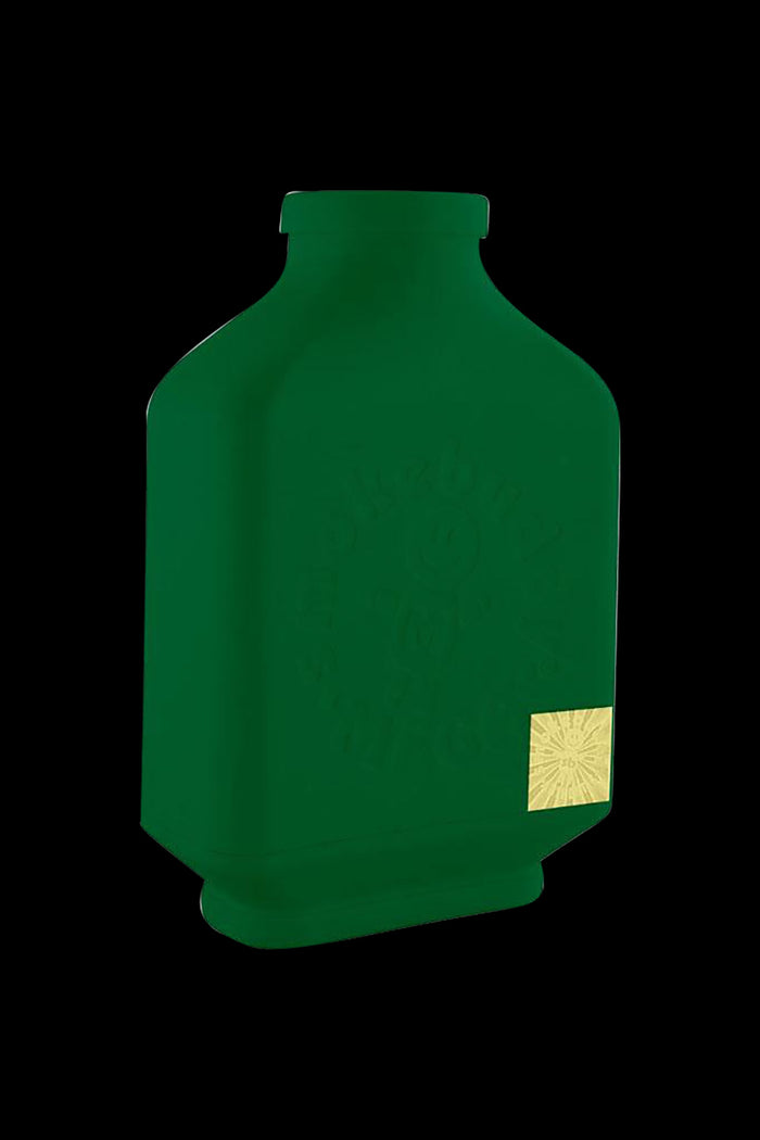 Front view of the Smokebuddy Mega Personal Air Filter, a tall, cylindrical filter in a dark green hue.