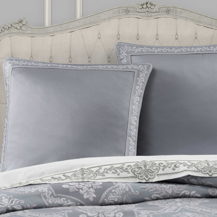 Sondra Powder Blue Euro Sham Euro Sham By J. Queen New York