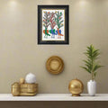 Song of the Forest – Gond Painting of Birds and Trees   Paintings