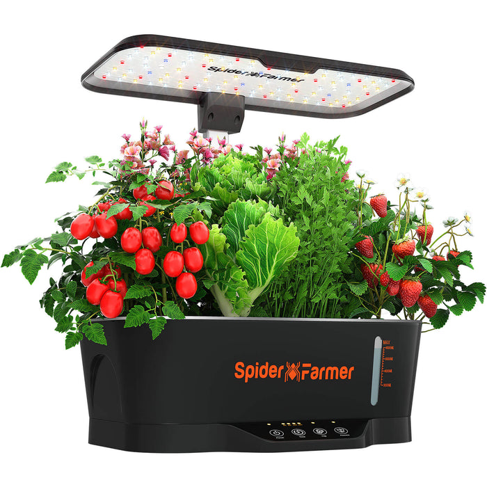Spider Farmer Smart G12 Hydroponics Growing System with LED Grow Light