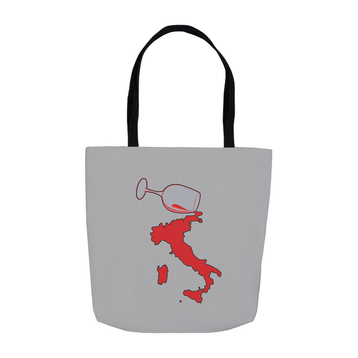 Spilled Wine II Tote Bag - Gray