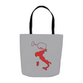 Spilled Wine II Tote Bag - Gray