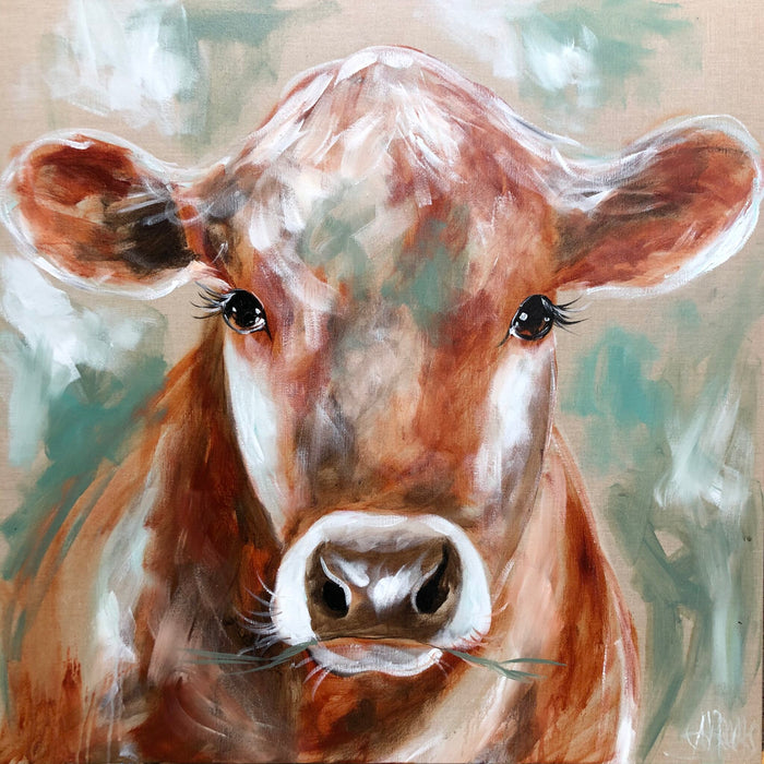 Sweet Pea Cow Coaster - Artist Lab