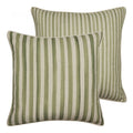 TAYLOR STRIPED SAGE GREEN CUSHION 55CM