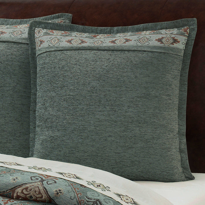 Telluride Turquoise Euro Sham Euro Sham By J. Queen New York