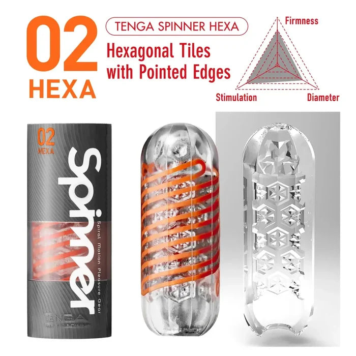 Tenga® Spinner Reusable Masturbators - Rolik®