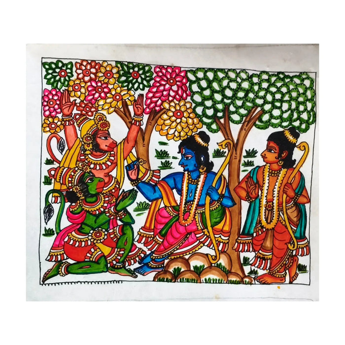The Enchanted Forest Abode   Leather Paintings