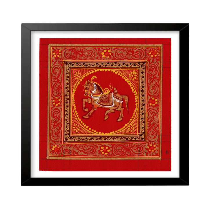 The Golden Steed – Pride of the Crimson Court   Paintings