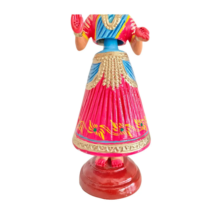 The Icon of Grace – Kondapalli Dancing Doll | Tanjore Dancing Doll   Kondapalli Lacquerware