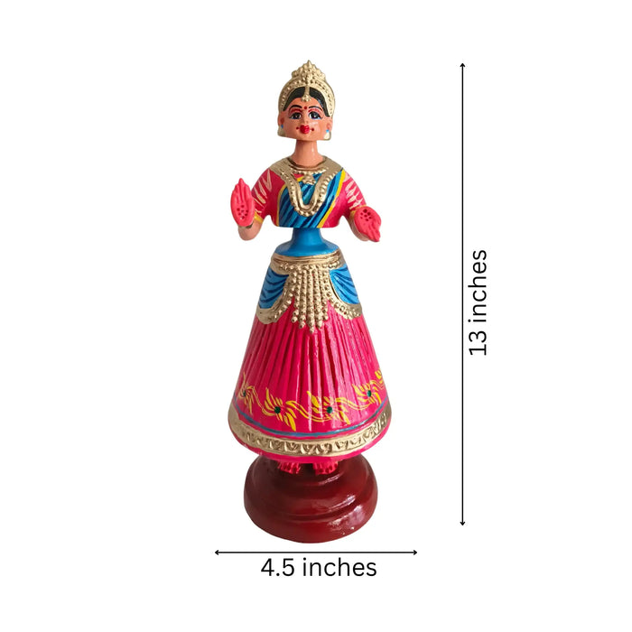 The Icon of Grace – Kondapalli Dancing Doll | Tanjore Dancing Doll   Kondapalli Lacquerware