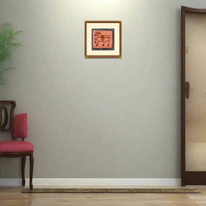 The Majestic Rose Steed – Elegance of Heritage   Paintings