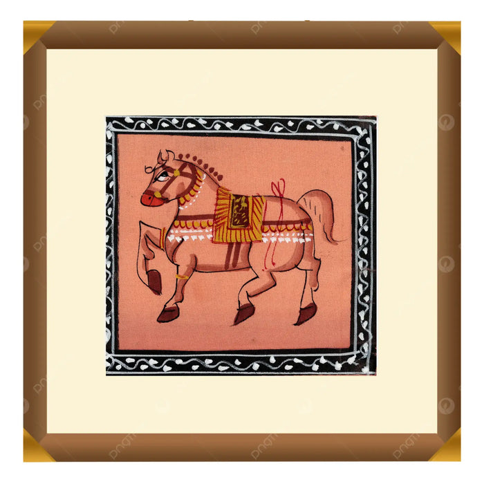 The Majestic Rose Steed – Elegance of Heritage   Paintings