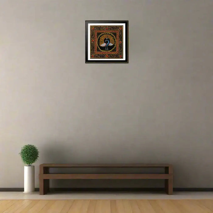 The Radiant Peacock – A Celebration of Grace and Splendor   Paintings