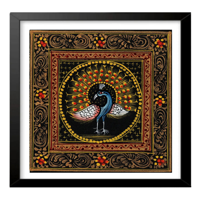 The Radiant Peacock – A Celebration of Grace and Splendor   Paintings