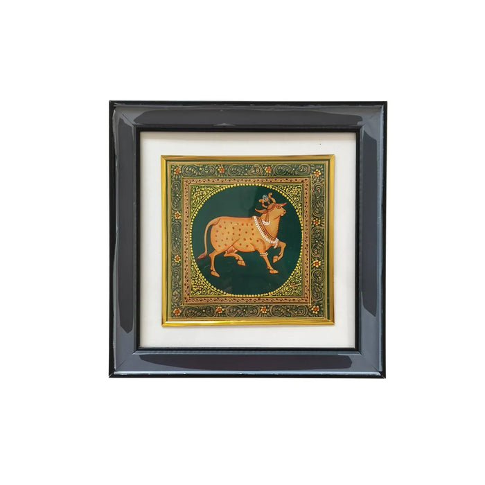 The Sacred Cow - A Miniature Painting   Paintings