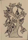 The Story Tree Gond Birds and Sacred Nature   Paintings