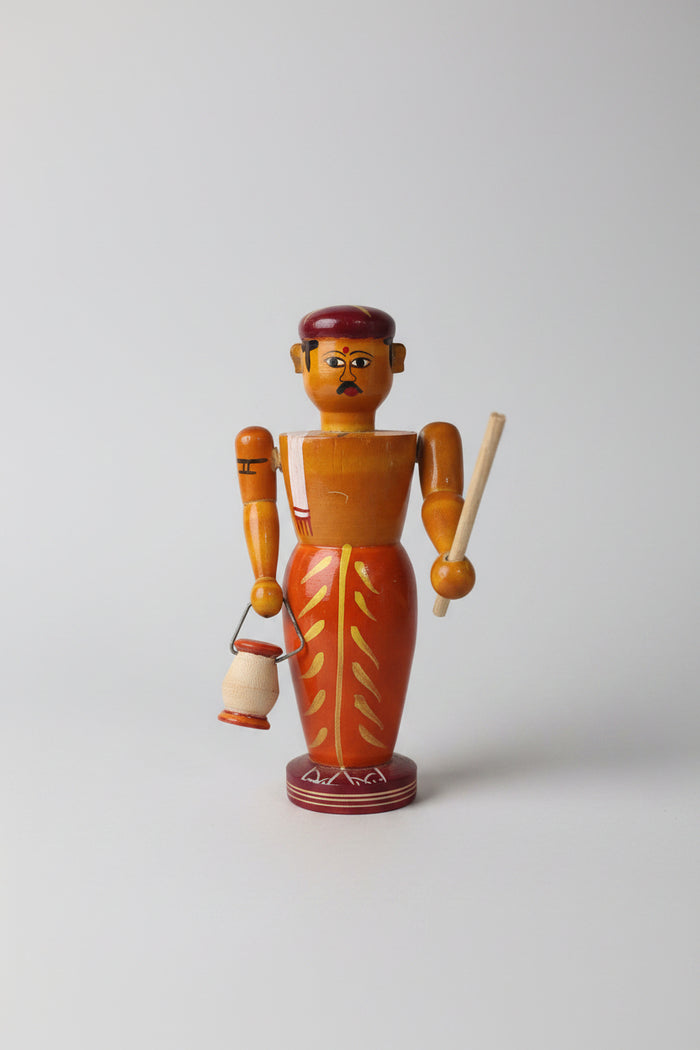The Watchful Protector Etikoppaka Lacquerware   Etikoppaka Lacquerware