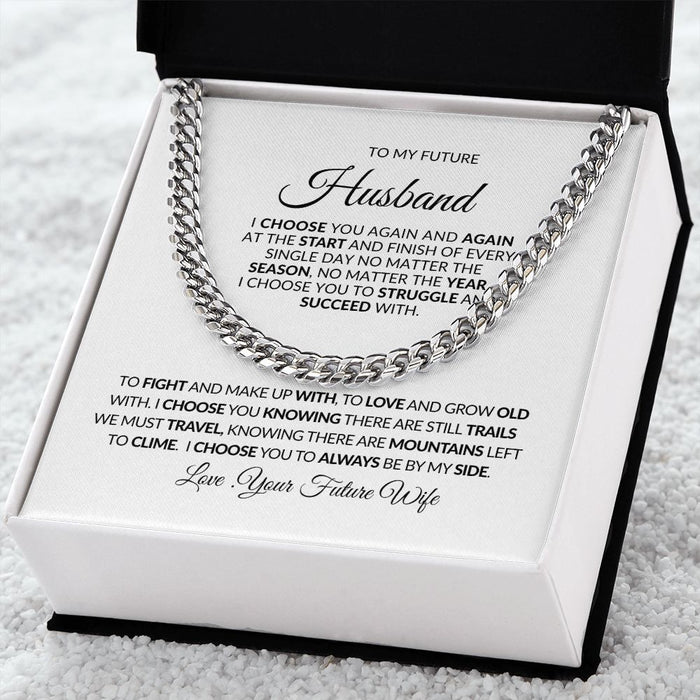 TO MY FUTURE HUSBAND-Choose-Cuban Link Chain