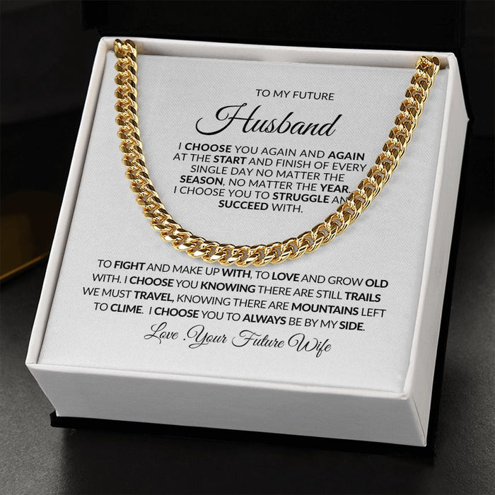 TO MY FUTURE HUSBAND-Choose-Cuban Link Chain