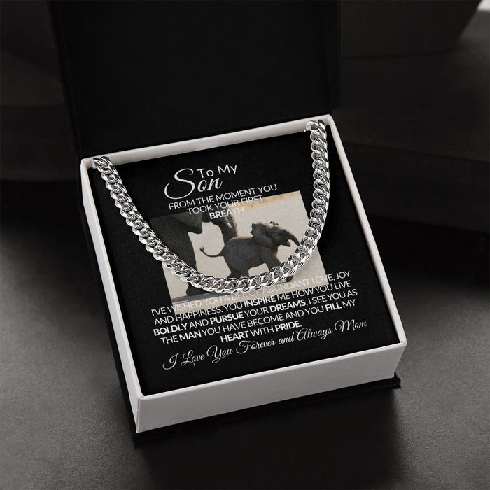 To My Son - Cuban Link Chain